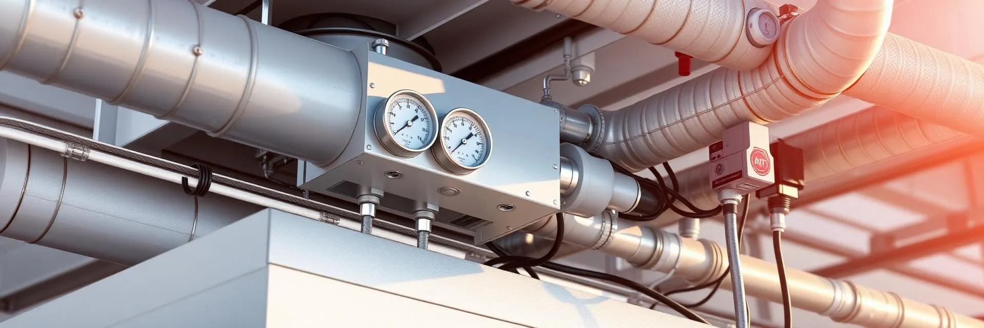 Industrial HVAC pressure and temperature sensors