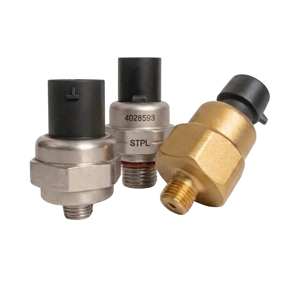 Ceramic and MEMS automotive pressure sensors for EGR, MAP, oil and fuel-rail measurement, -40°C to +150°C, IP67