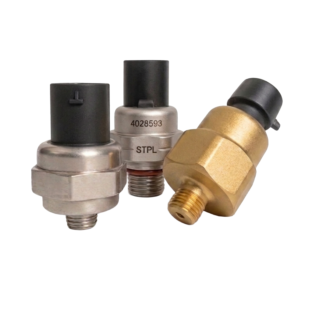 Ceramic and MEMS automotive pressure sensors for EGR, MAP, oil and fuel-rail measurement, -40°C to +150°C, IP67